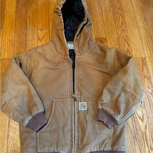 Carhartt Tan Hooded Jacket
